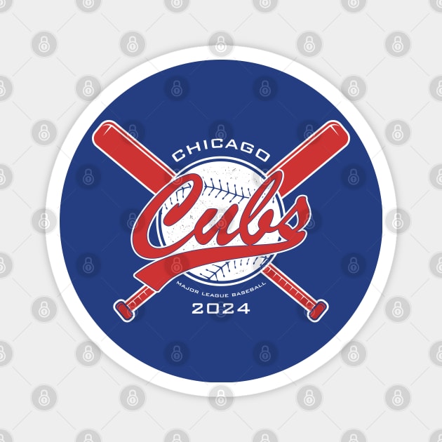 Cubs 24 Magnet by Nagorniak